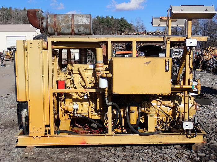 Used 2005 CAT C13 440 HP Diesel Engine POWER UNIT W/ OIL FIELD TRANSMISSION CX31