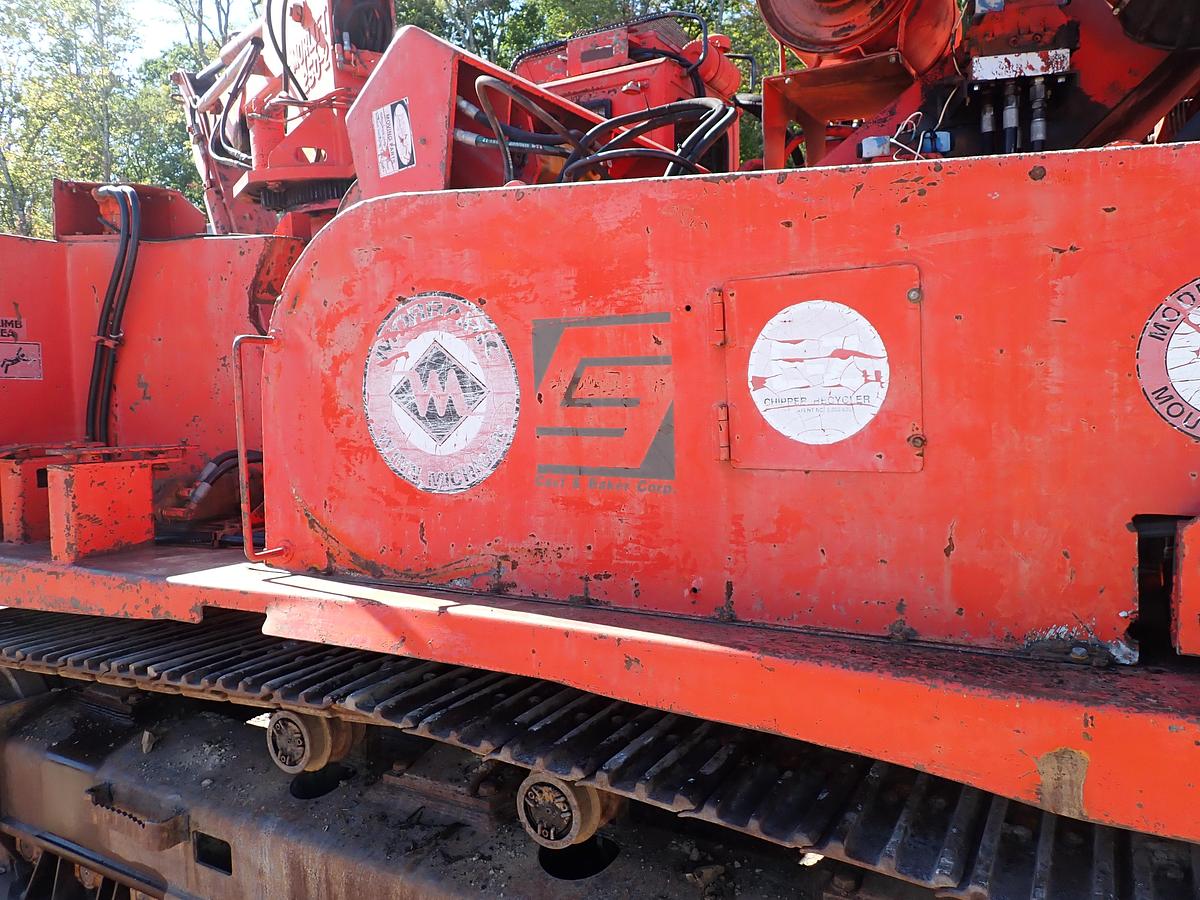 Used 2002 Morbark 50/36 Mountain Goat Whole Tree Chipper CAT 3412 Diesel