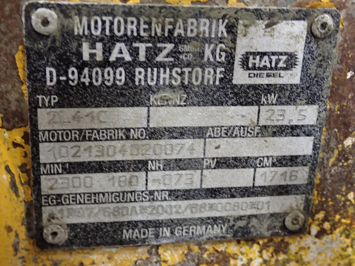 Used Hatz 2L41C Diesel Engine