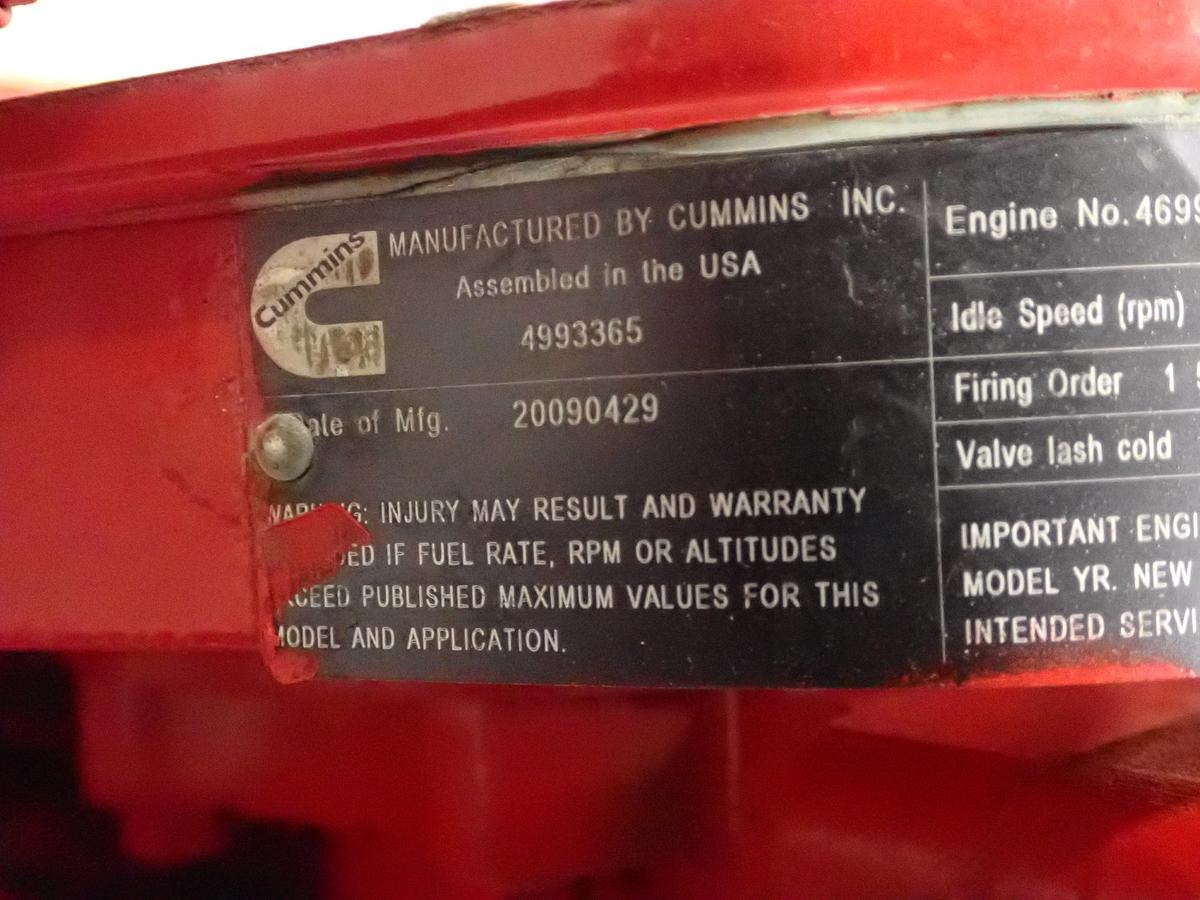 2009 Cummins ISL 345 Diesel Engine UNUSED SURPLUS