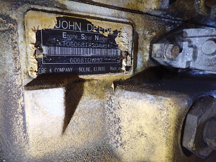 Used John Deere 6068TDW50 Turbo Diesel Engine RUNS MINT! VIDEO! 544H Loader 6068T