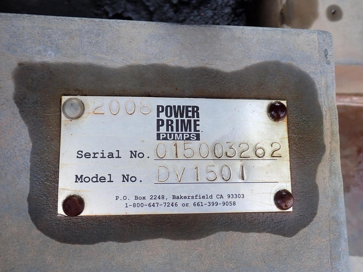 Used 2008 Power Prime DV150I 6" Water Pump PERKINS DIESEL
