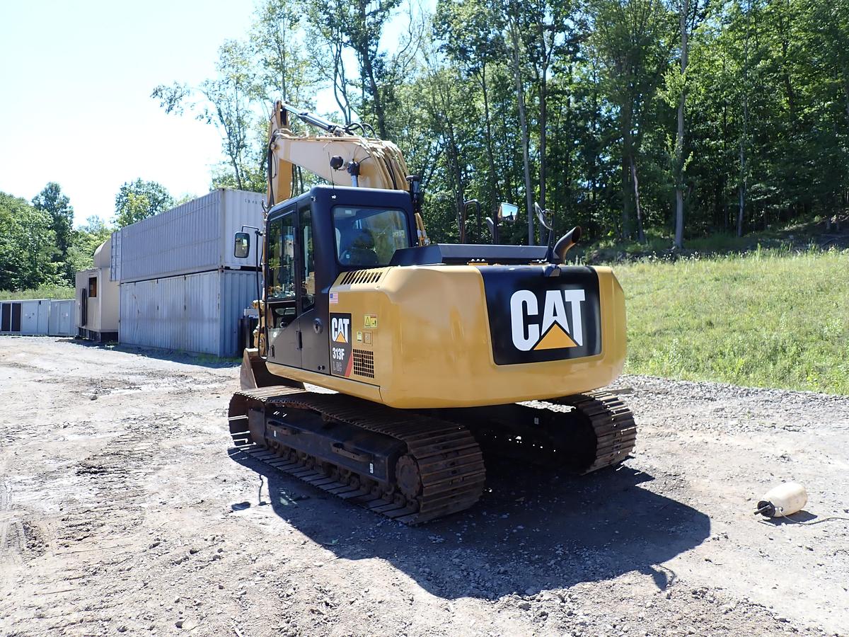 Used 2018 CAT 313FL GC Excavator HYDRAULIC THUMB