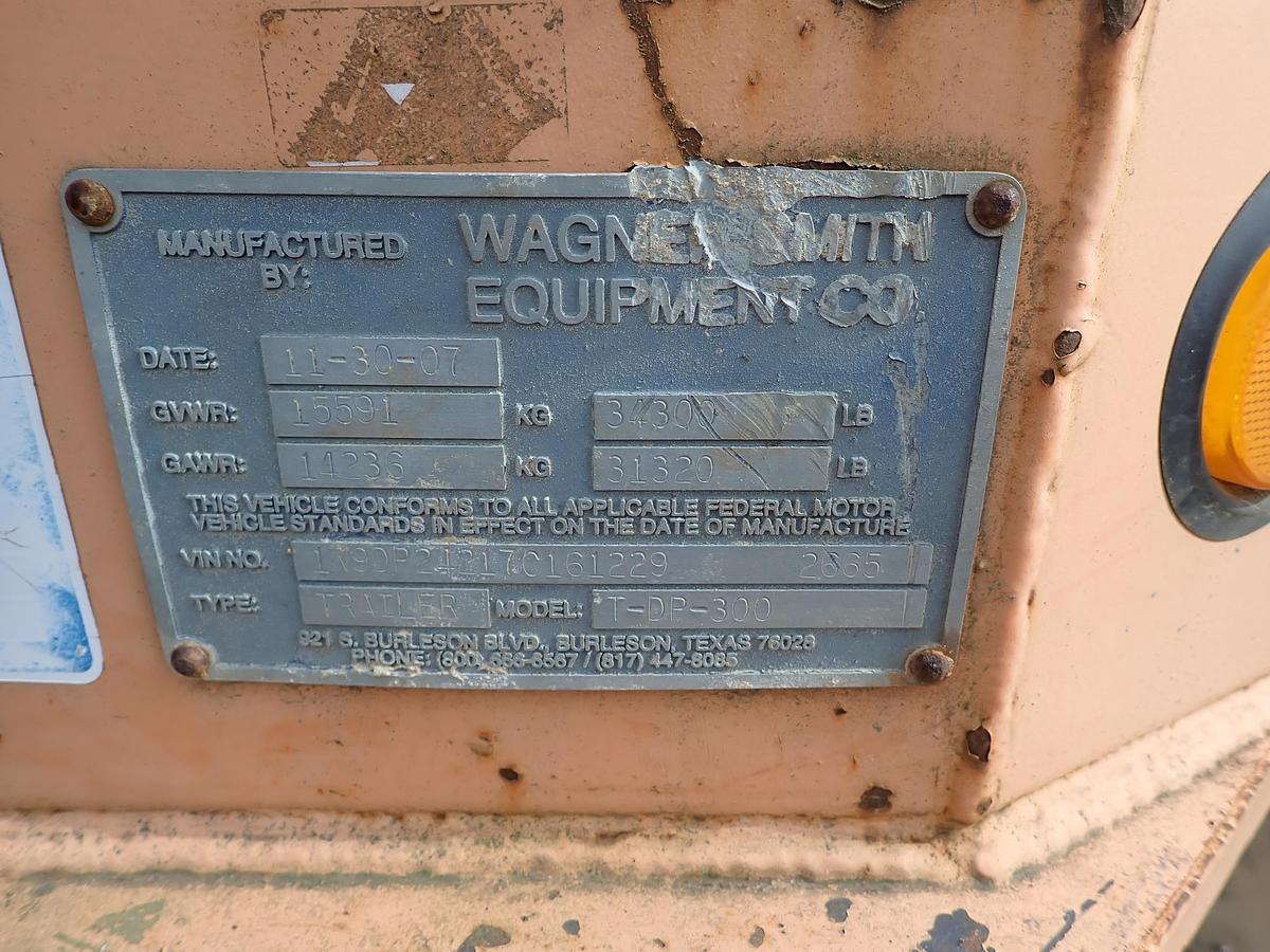 Used 2007 Wagner-Smith T-1DP-300 Single Drum Cable Puller 