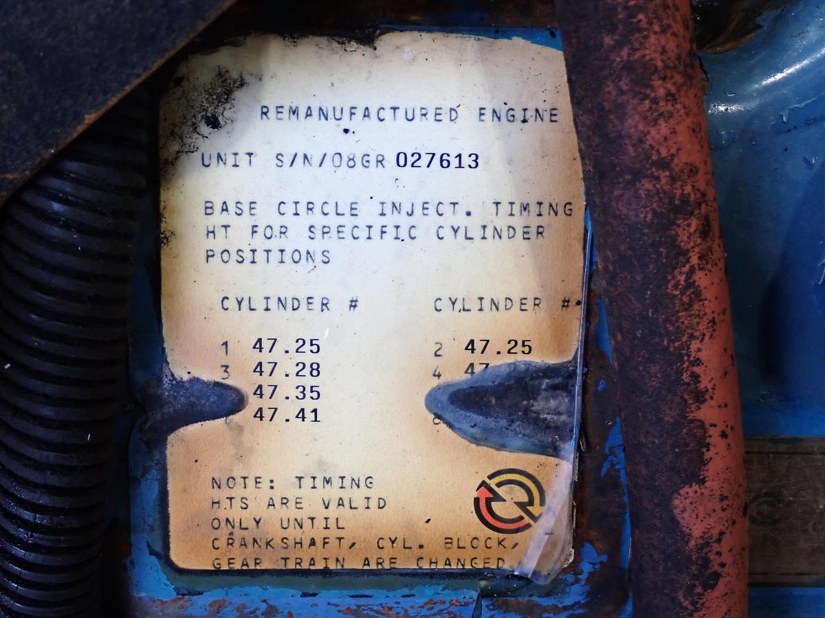 Used 1994 Detroit Diesel 8.2 Liter Truck Engine 