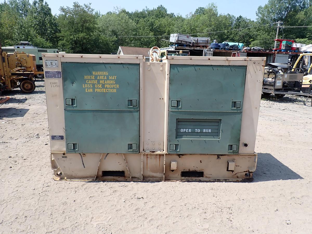 Used 1990 Libby MEP007B 100 KW Diesel Generator GOV'T SURPLUS