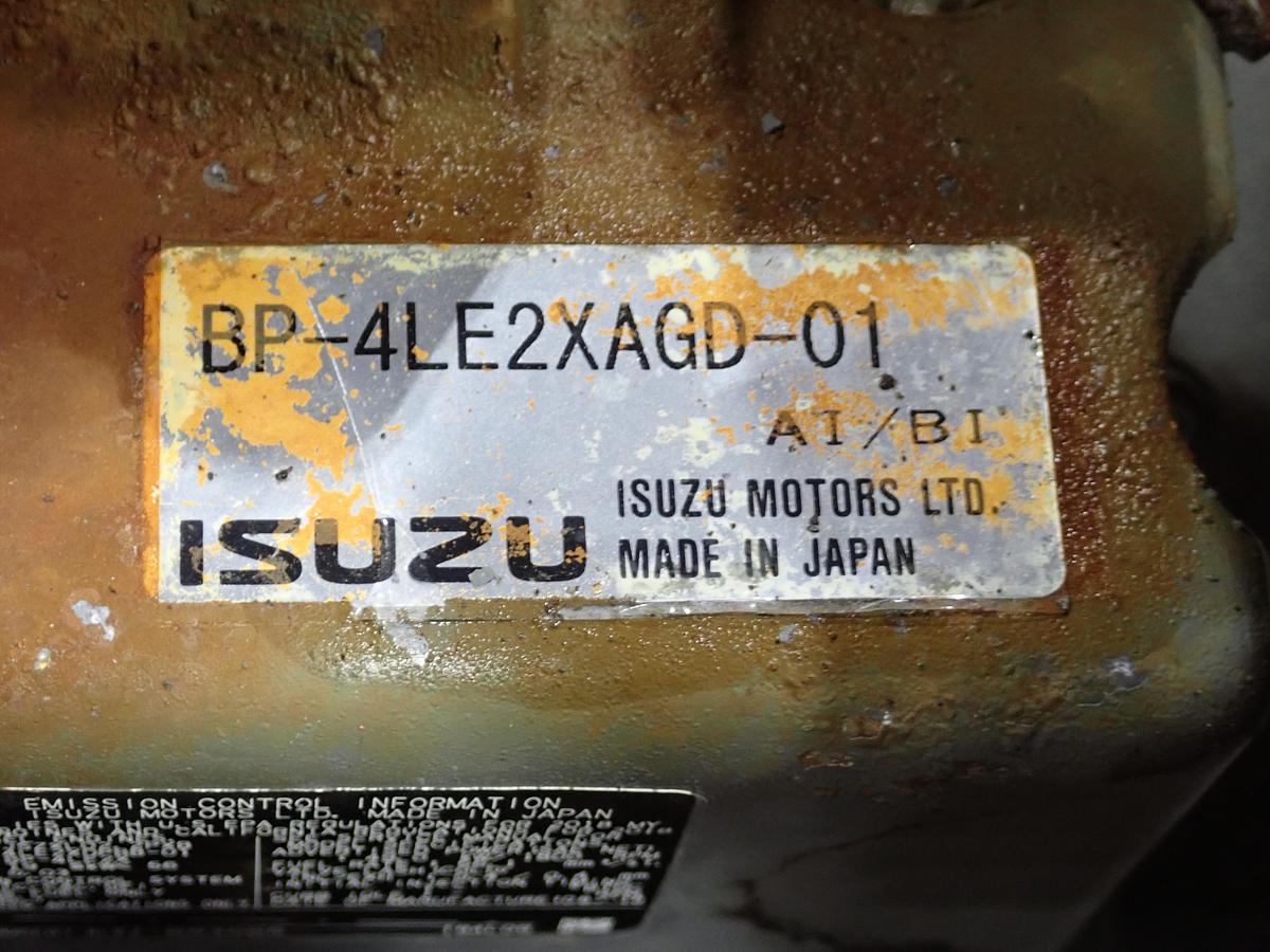Used 2018 Isuzu 4LE2 Turbo Diesel Engine