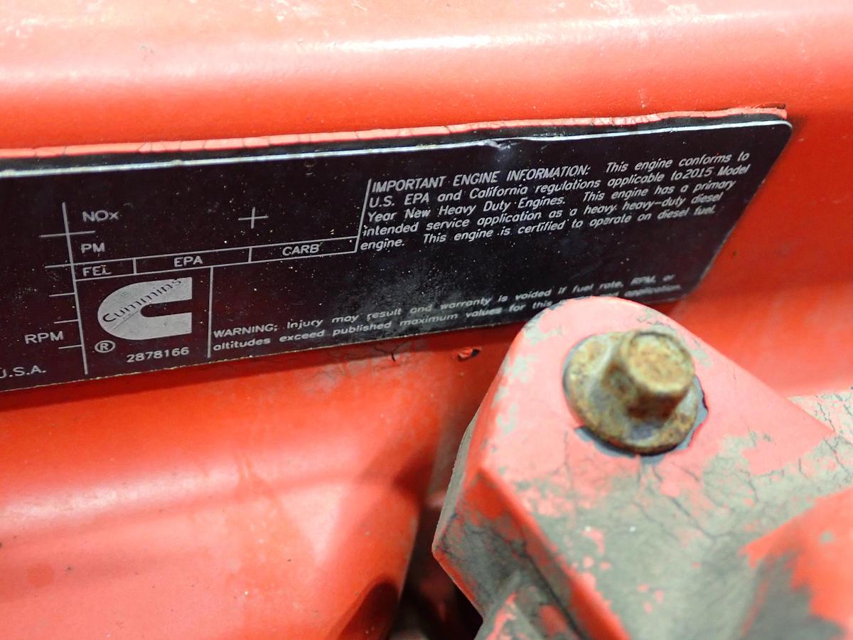 Used 2015 Cummins ISX12 350 Diesel Engine CPL 4589