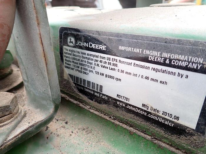 Used John Deere 6068TF151A Turbo Diesel Engine LOW HOURS! VIDEO! 6068T 6.8
