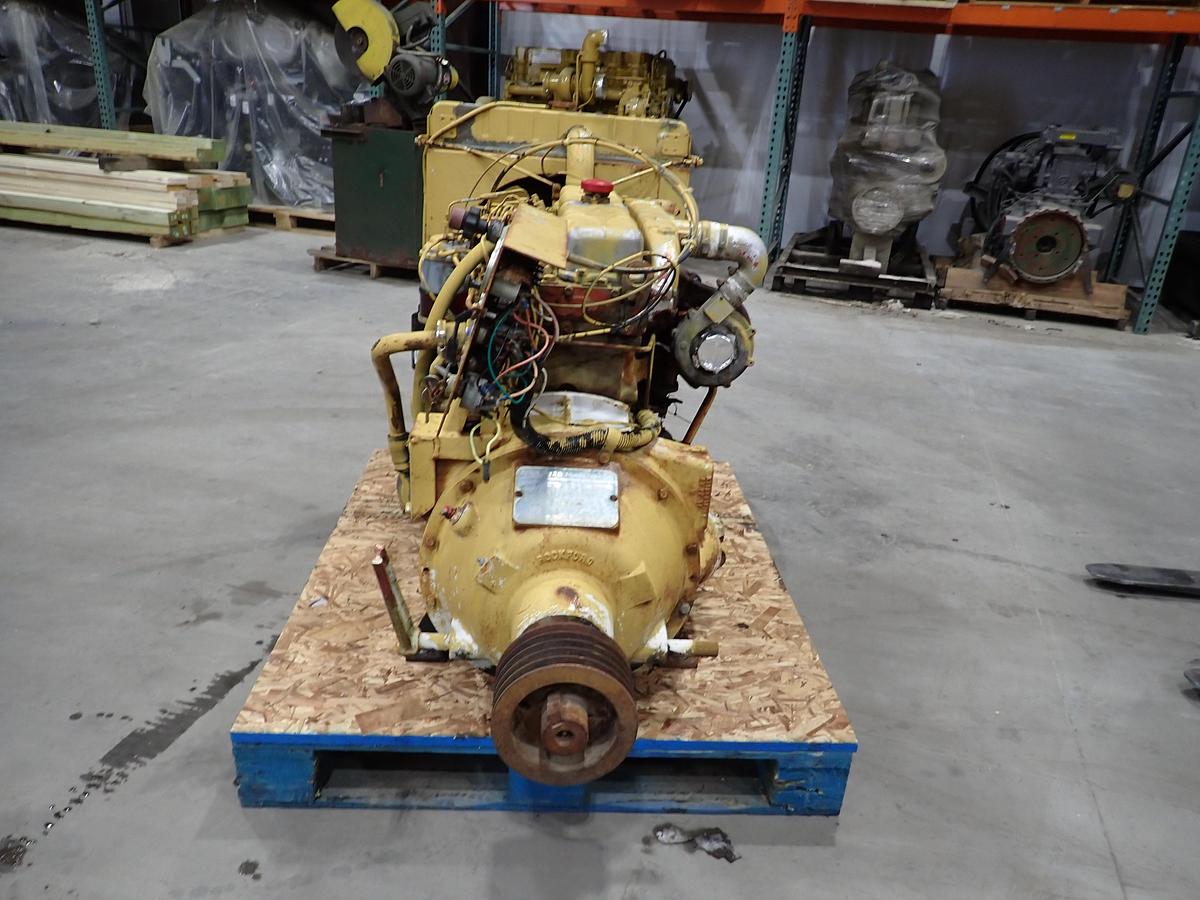 Used Perkins T6.354 Turbo Diesel Engine POWER UNIT w/ PTO Clutch