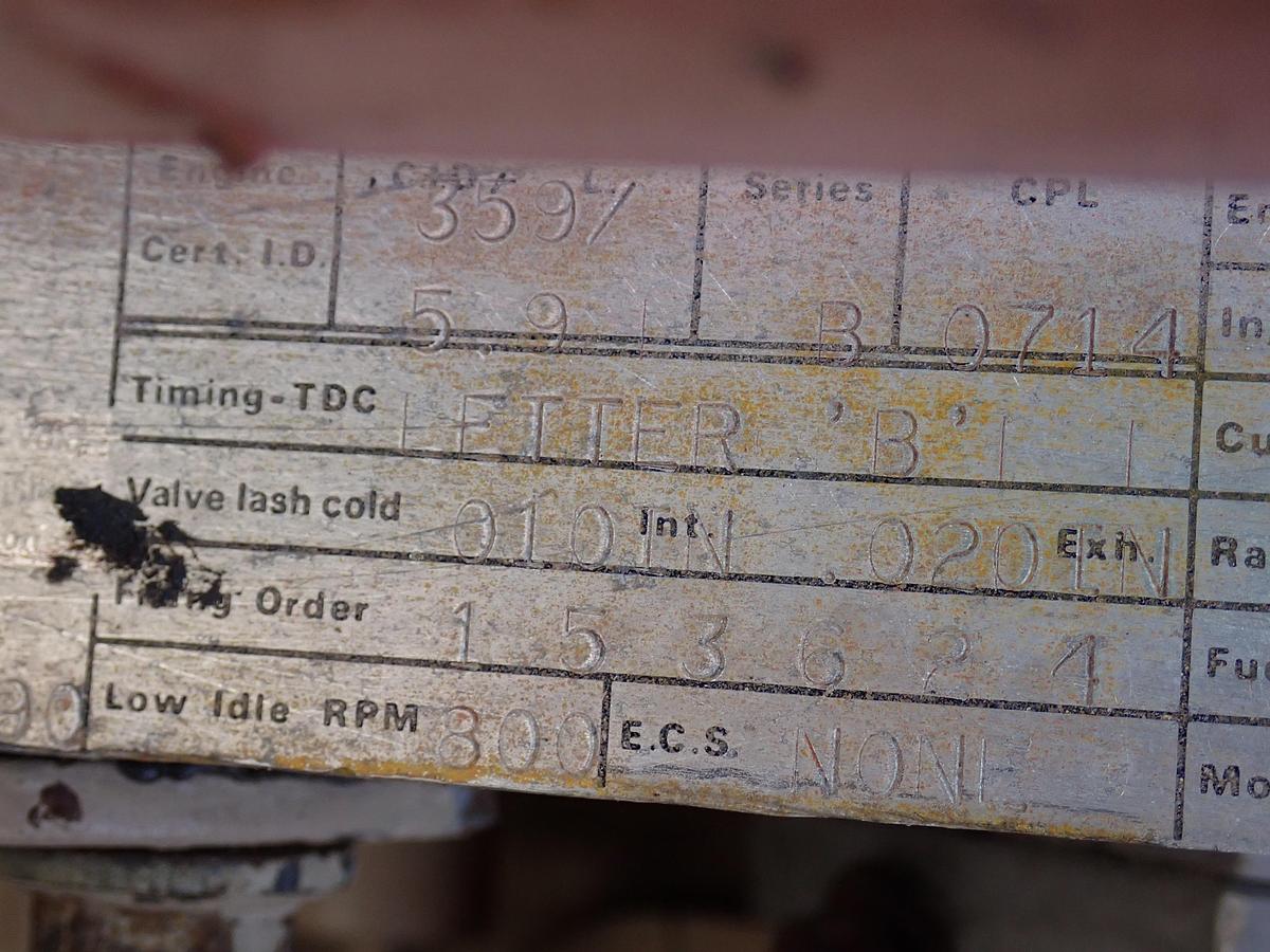 Used 1990 Cummins 6B 5.9 Diesel POWER UNIT