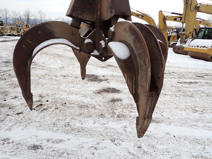 Used 2019 Fuchs MHL340 Material Handler w/ Anvil Rotating Grapple