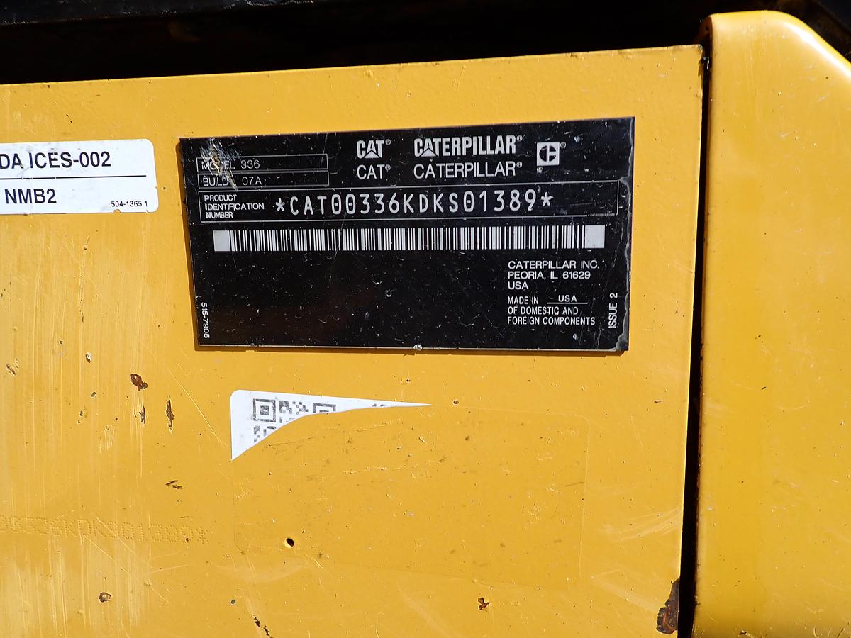 Used 2019 CAT 336 Hydraulic Excavator PROGRESSIVE THUMB!