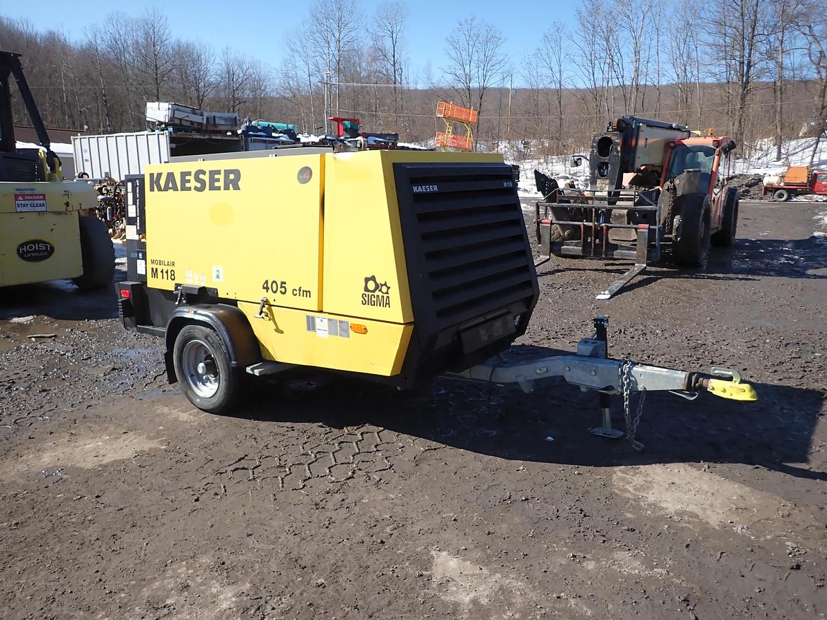 Used 2022 Kaeser M118 Mobilair 405 CFM Air Compressor
