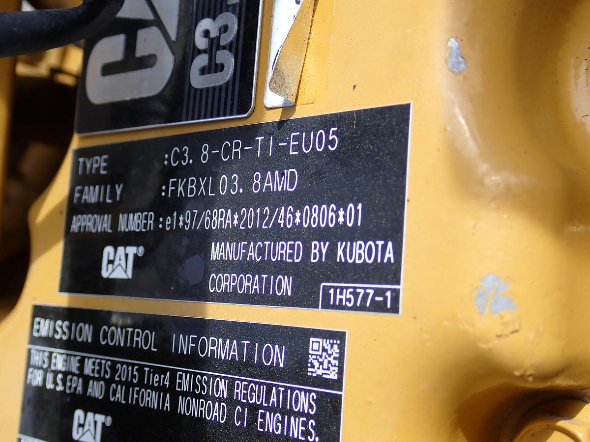 Used 2015 CAT C3.8-CR-TI Turbo Diesel Engine AR # 416-6090 299D2