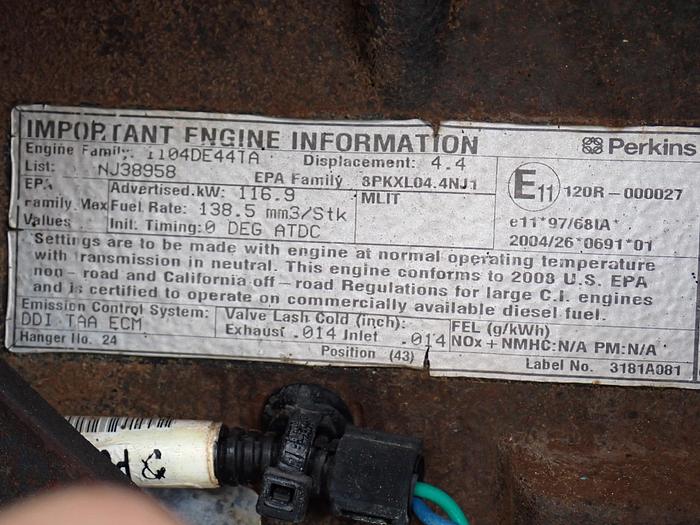 Used 2008 Perkins 1104D-E44TA