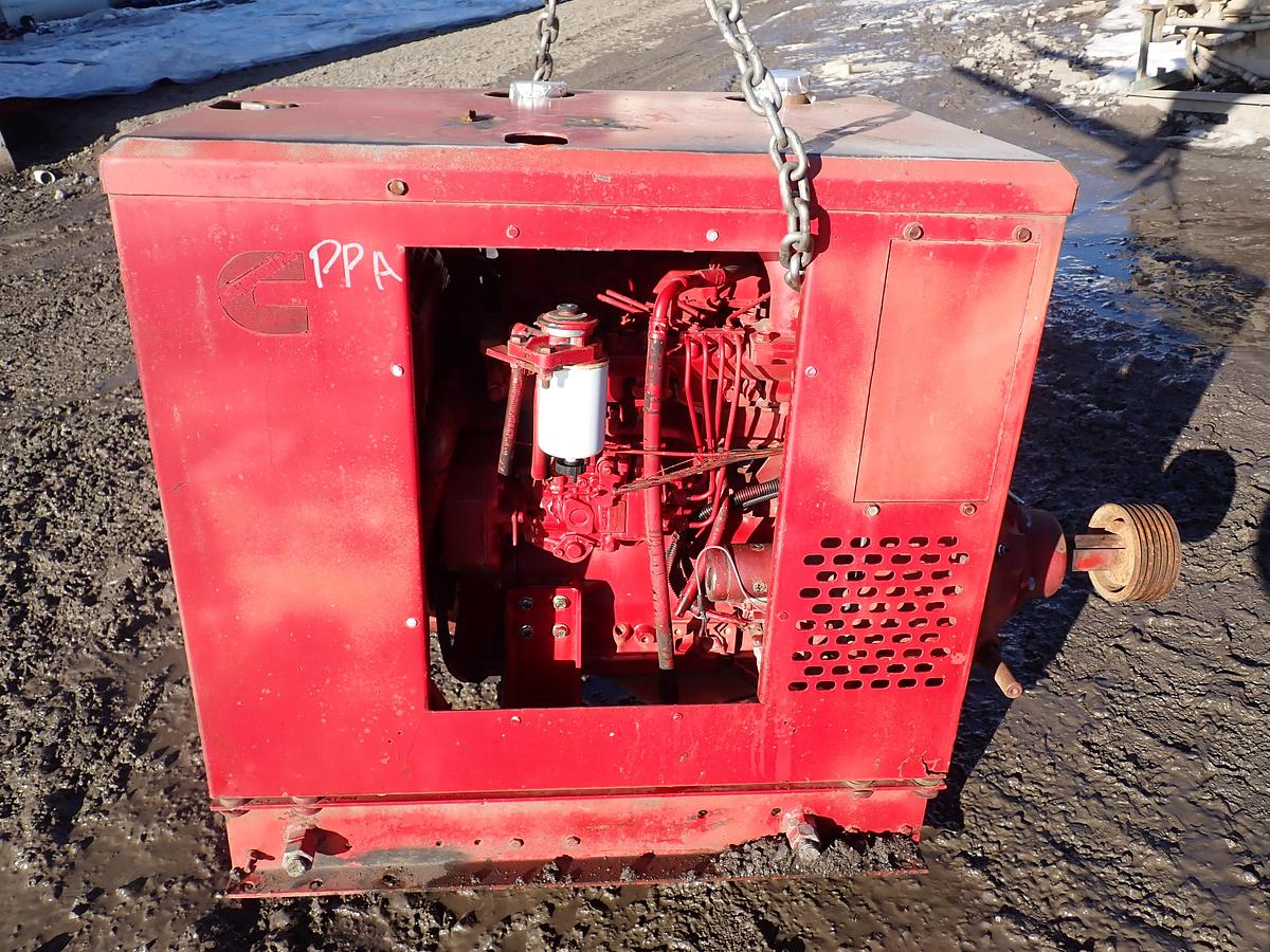 Used 2004 Cummins B3.3 Turbo Diesel Engine POWER UNIT 85 HP