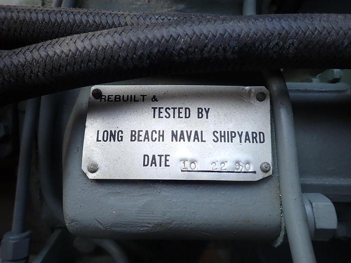 Used Detroit Diesel 6-71 Marine Engine REBUILT! GOV'T SURPLUS Slant WITH MARINE GEAR!