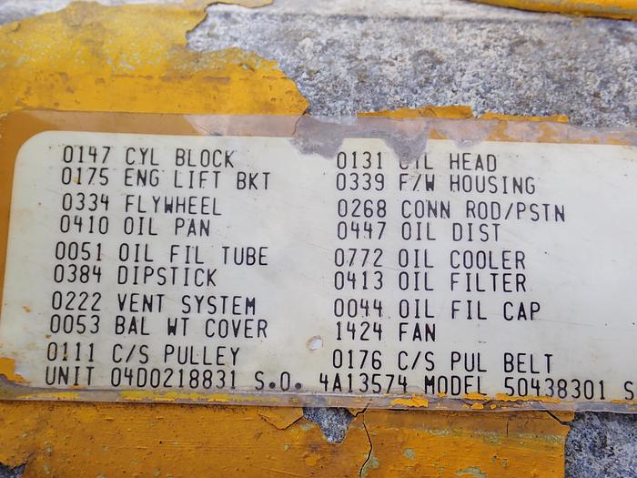 Used Detroit Diesel 4-53T Silver