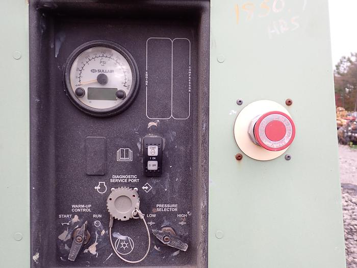 Used 2018 Sullair 375DH/DPQ 375 CFM Air Compressor 150 PSI!