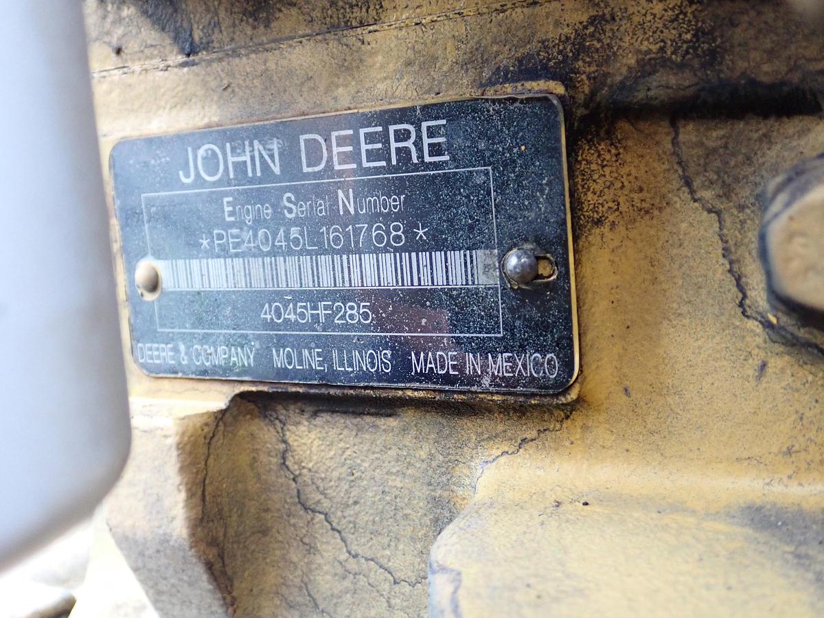 Used 2011 John Deere 4045HF285 Diesel Engine