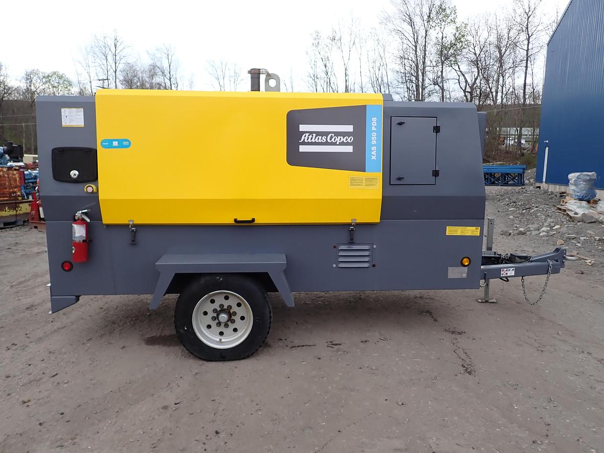 Used 2020 Atlas Copco XAS950 PD8 950 CFM Air Compressor