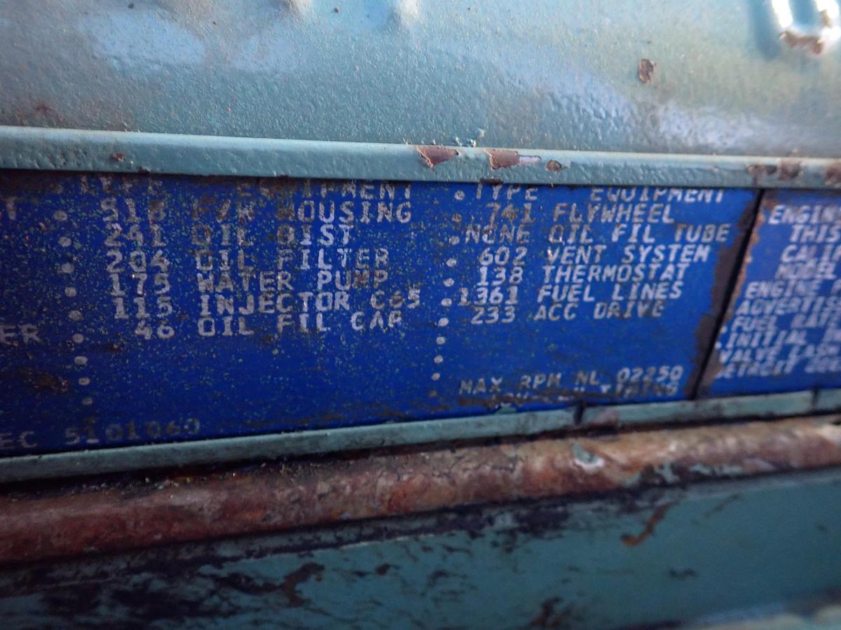 Used 1974 Detroit Diesel 8V71 Engine 7087-7000