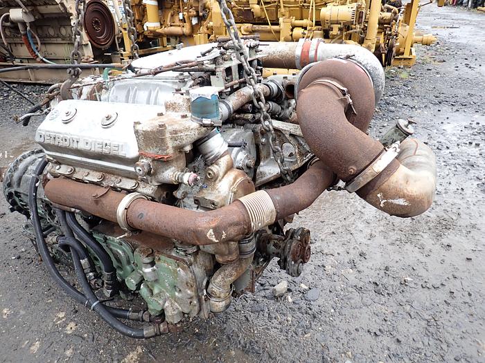 Used Detroit Diesel 6V92TA Silver Engine 8067-7427