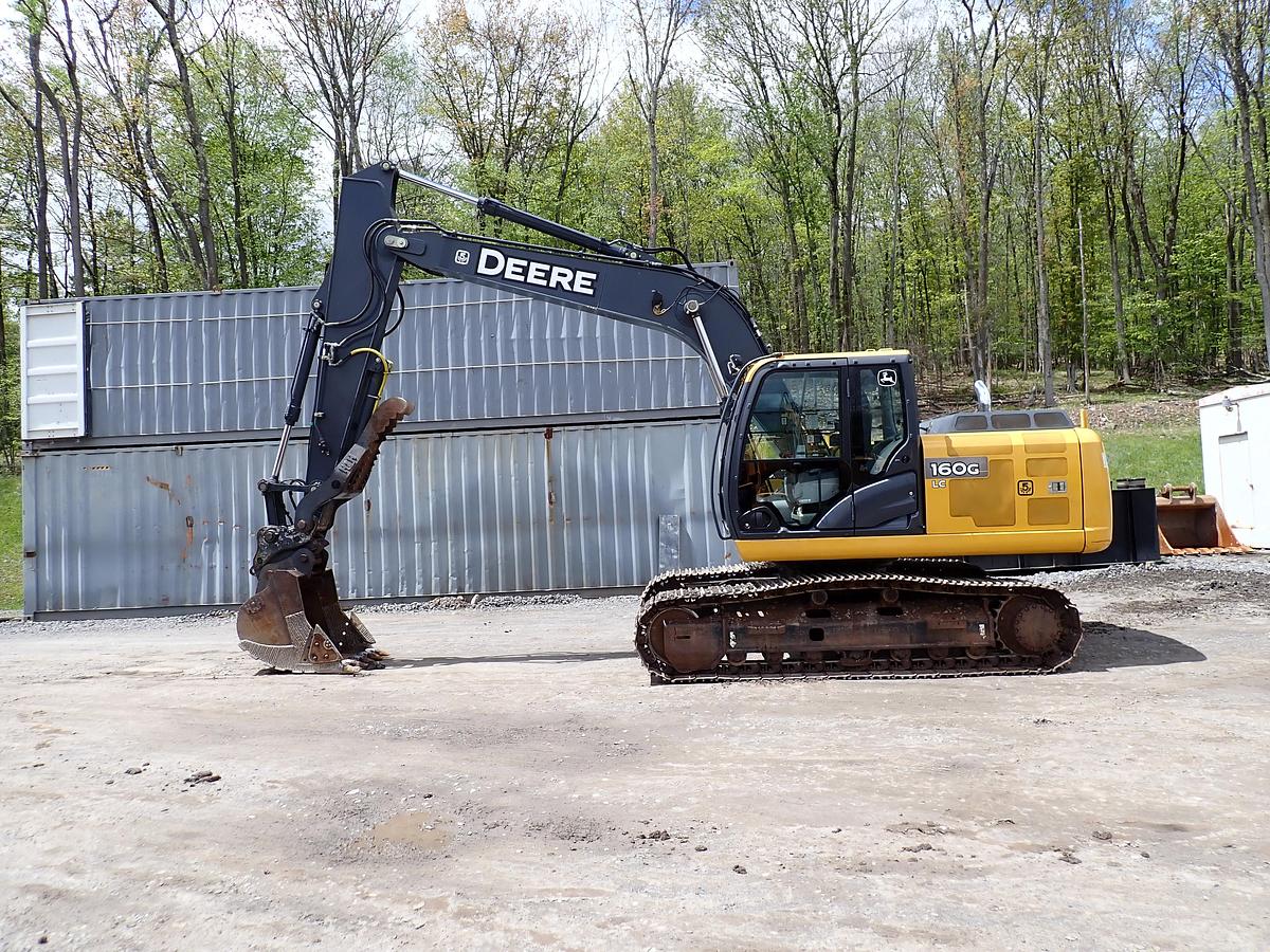 Used 2015 John Deere 160G LC Excavator HYDRAULIC THUMB & QC