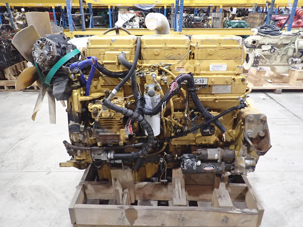 Used 1999 CAT C10 Diesel Engine AR # 169-2354 w/ JAKE BRAKE