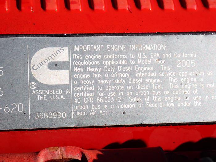 Used 2005 Cummins ISX 435 ST Diesel Truck Engine CPL 8520