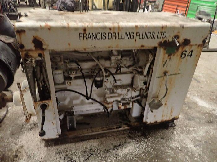 Used John Deere 6068TF275 Turbo Diesel Engine POWER UNIT! PTO CLUTCH! 6068T