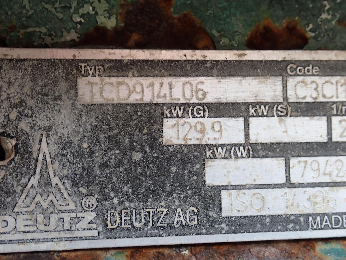 Used DEUTZ TCD914 L06 Turbo Diesel Engine 174 HP