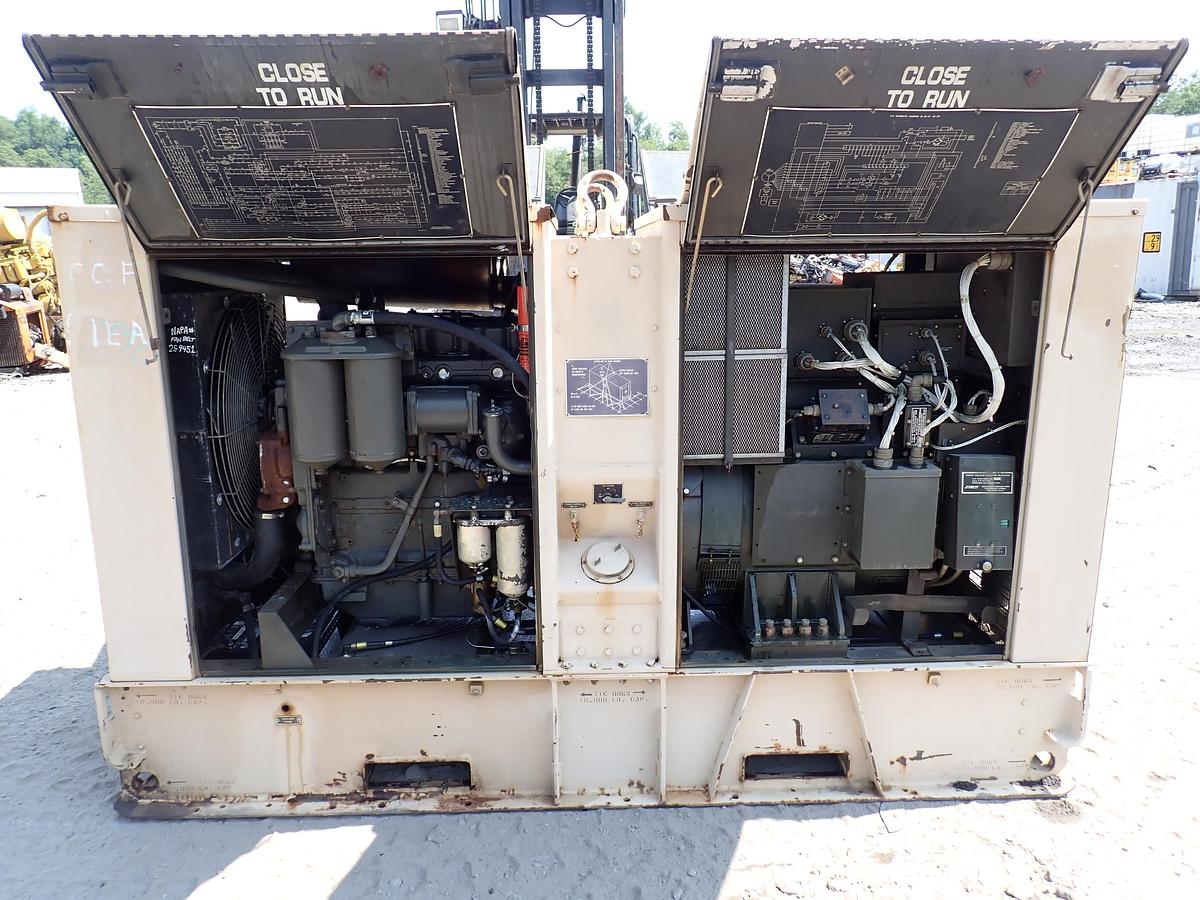 Used 1990 Libby MEP007B 100 KW Diesel Generator GOV'T SURPLUS