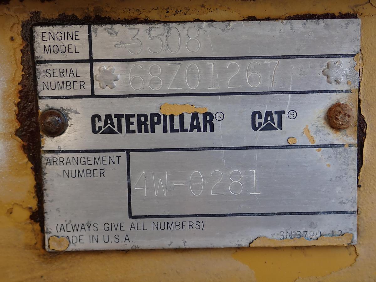 Used 2004 CAT 3508 Diesel Engine POWER UNIT AR # 4W-0281
