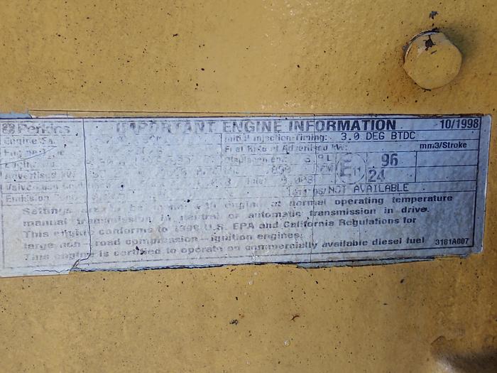 Used 1998 Perkins 1004-40TW Turbo Diesel Engine AM50611