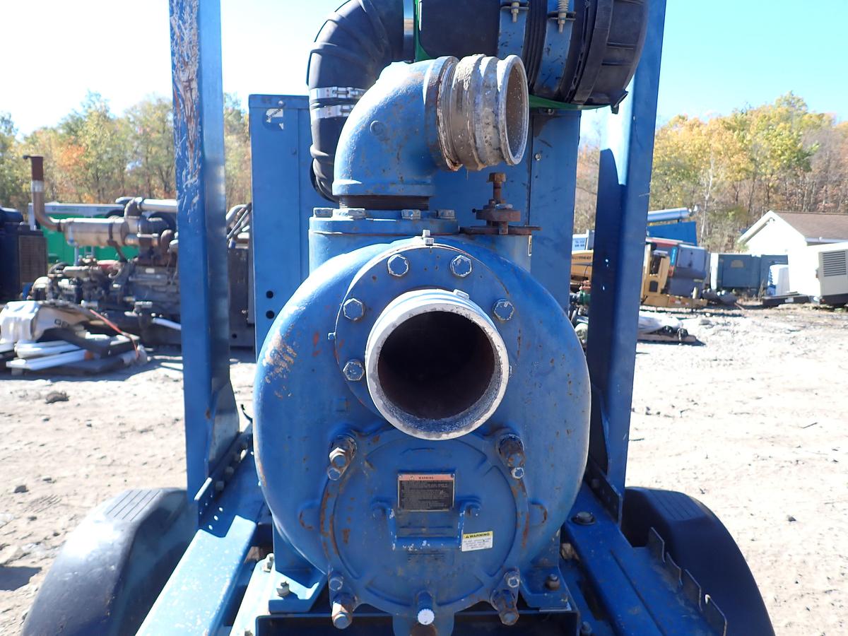 Used Gorman Rupp T6A60S 6" Portable Water Pump