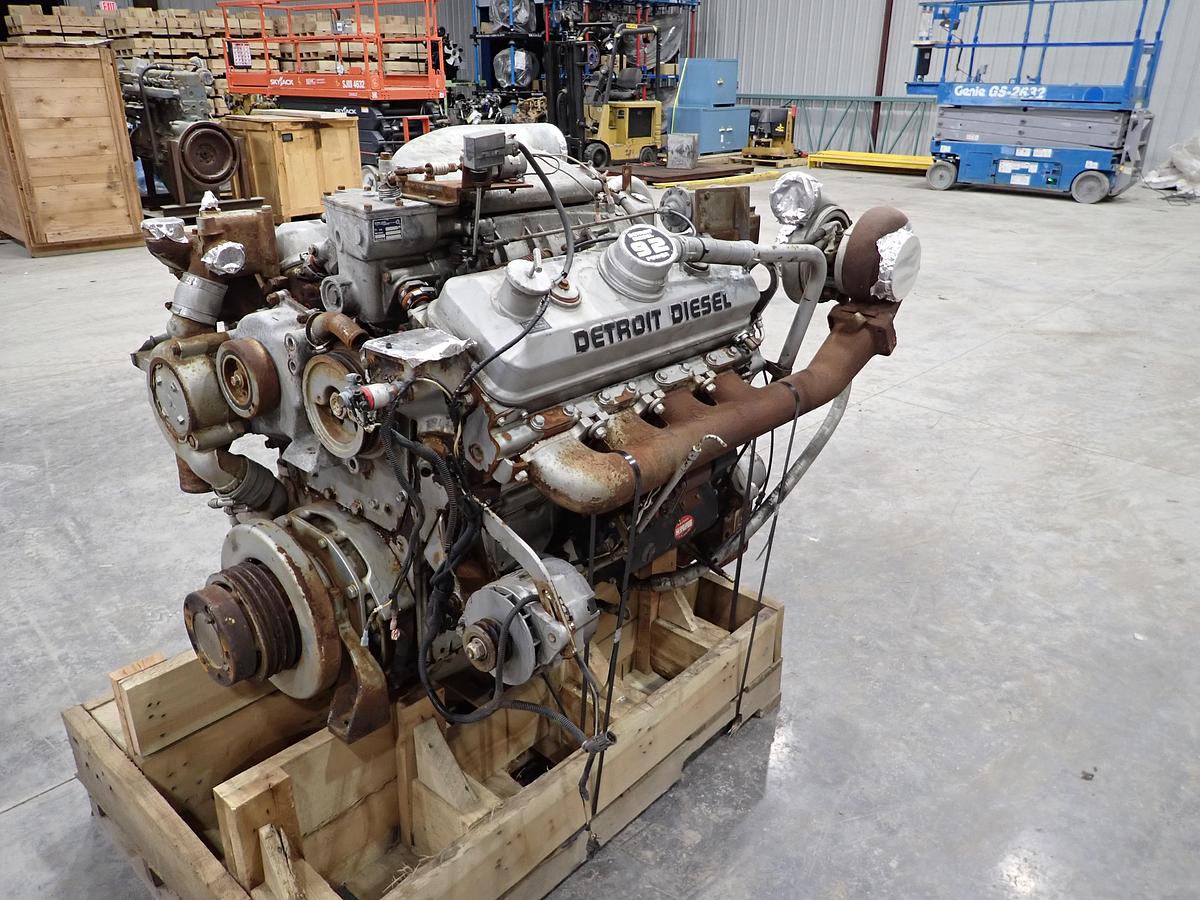 Used Detroit Diesel 8V92TA TWIN TURBO Engine 750 HP!