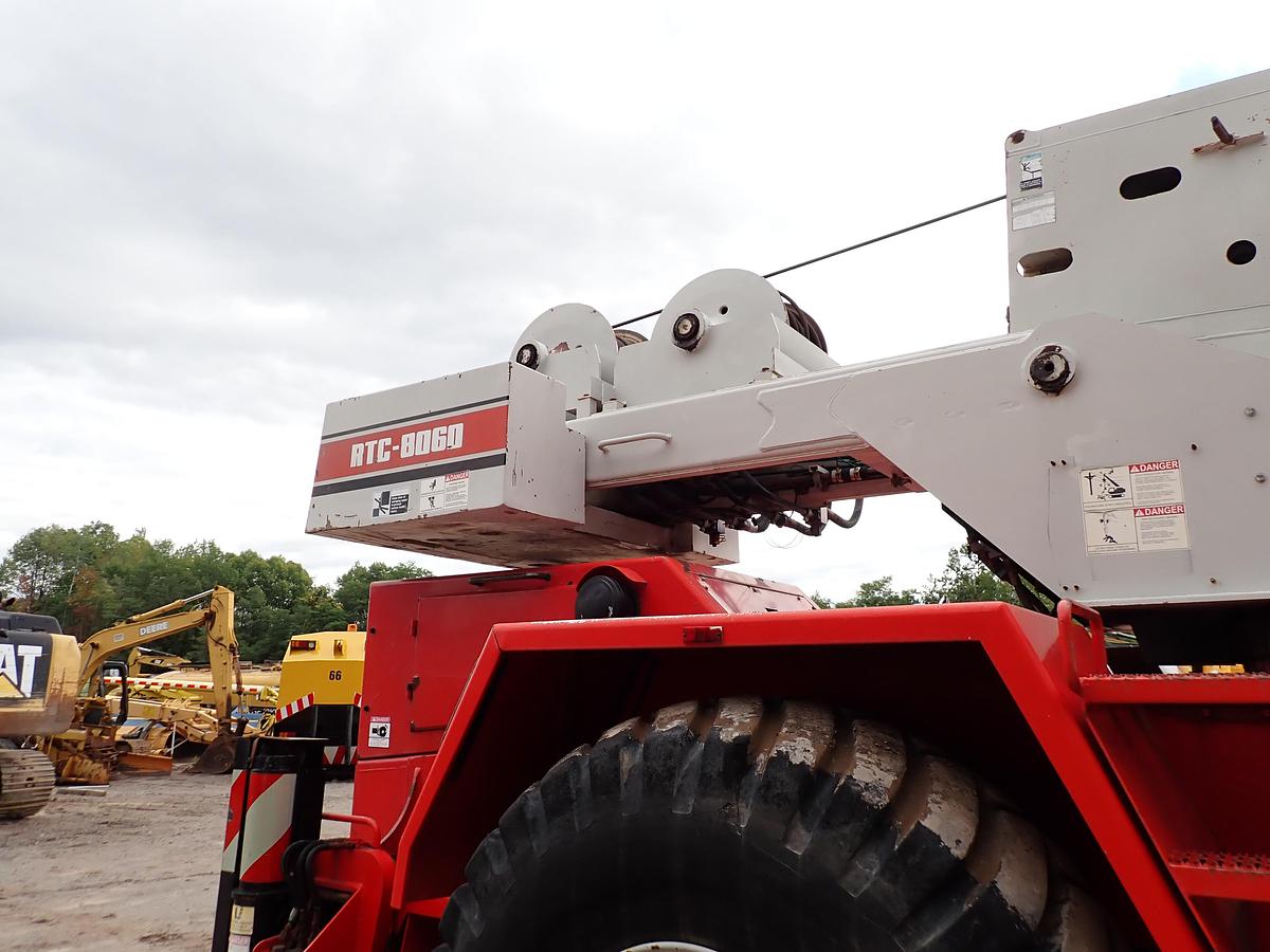 Used 1997 Link-Belt RTC-8060 60 Ton Rough Terrain Crane