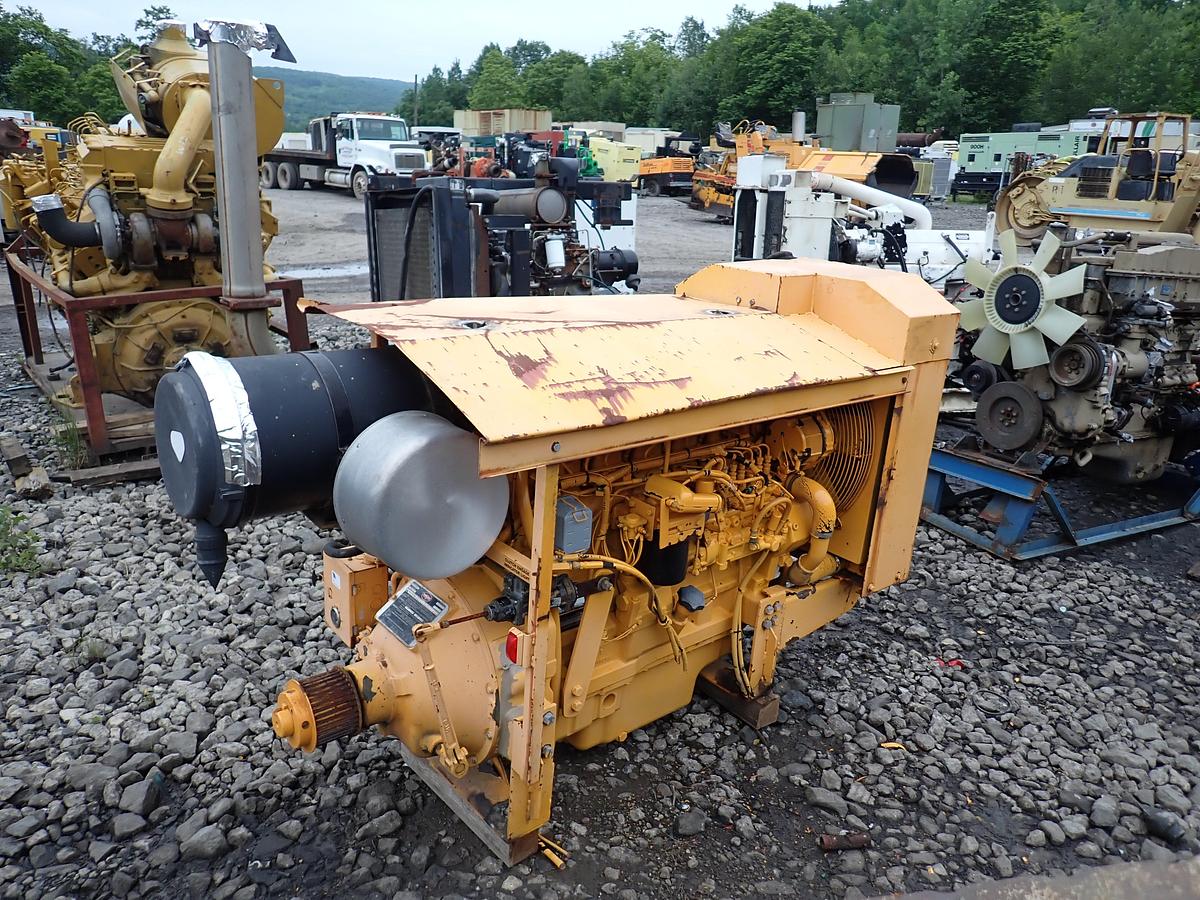 Used John Deere 6081AF001 Diesel Engine Power Unit W/ PTO CLUTCH!