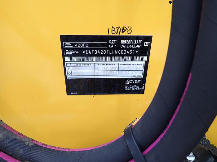Used 2018 CAT 420F2 Loader Backhoe
