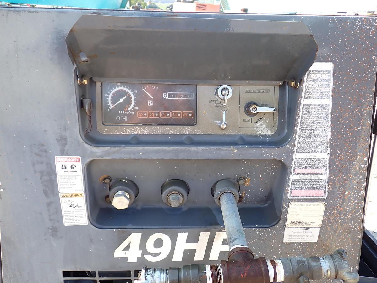 Used 2008 Airman PDS185S 185 CFM Air Compressor