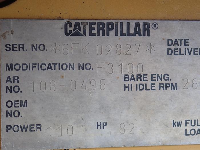 Used CAT 3054T Diesel Engine A/R 108-0496 for Sale at Old Forge Pow...