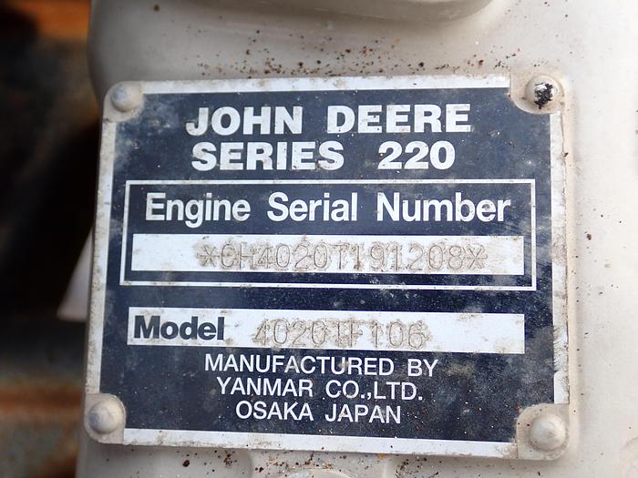Used 2003 Yanmar 4TNE84T-EJG1 Turbo Diesel Engine
