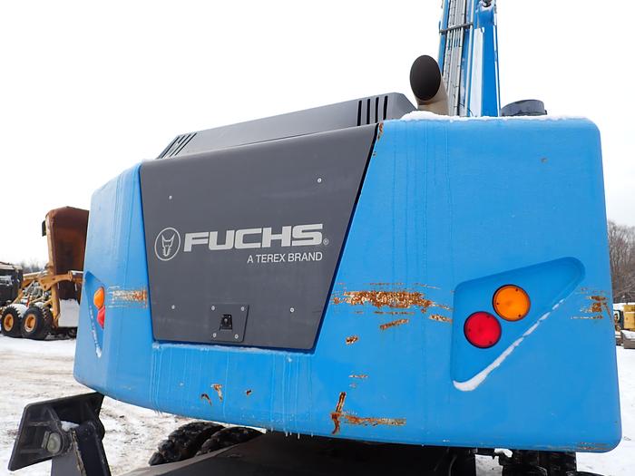 Used 2019 Fuchs MHL340 Material Handler w/ Anvil Rotating Grapple