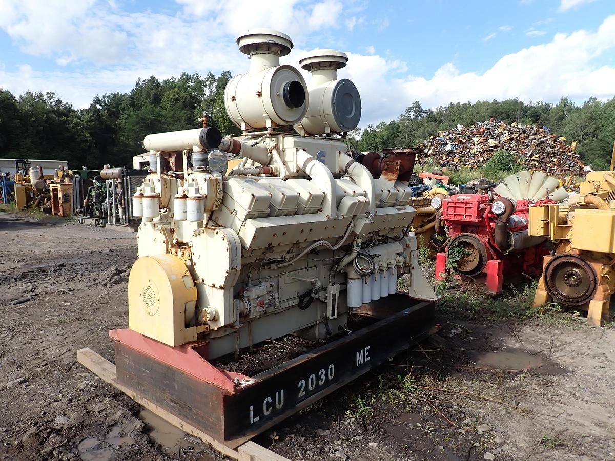 Used 1990 Cummins KTA50-M Marine Diesel Engine CPL 977