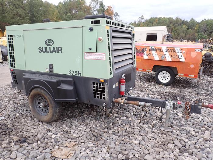 Used 2018 Sullair 375DH/DPQ 375 CFM Air Compressor 150 PSI!