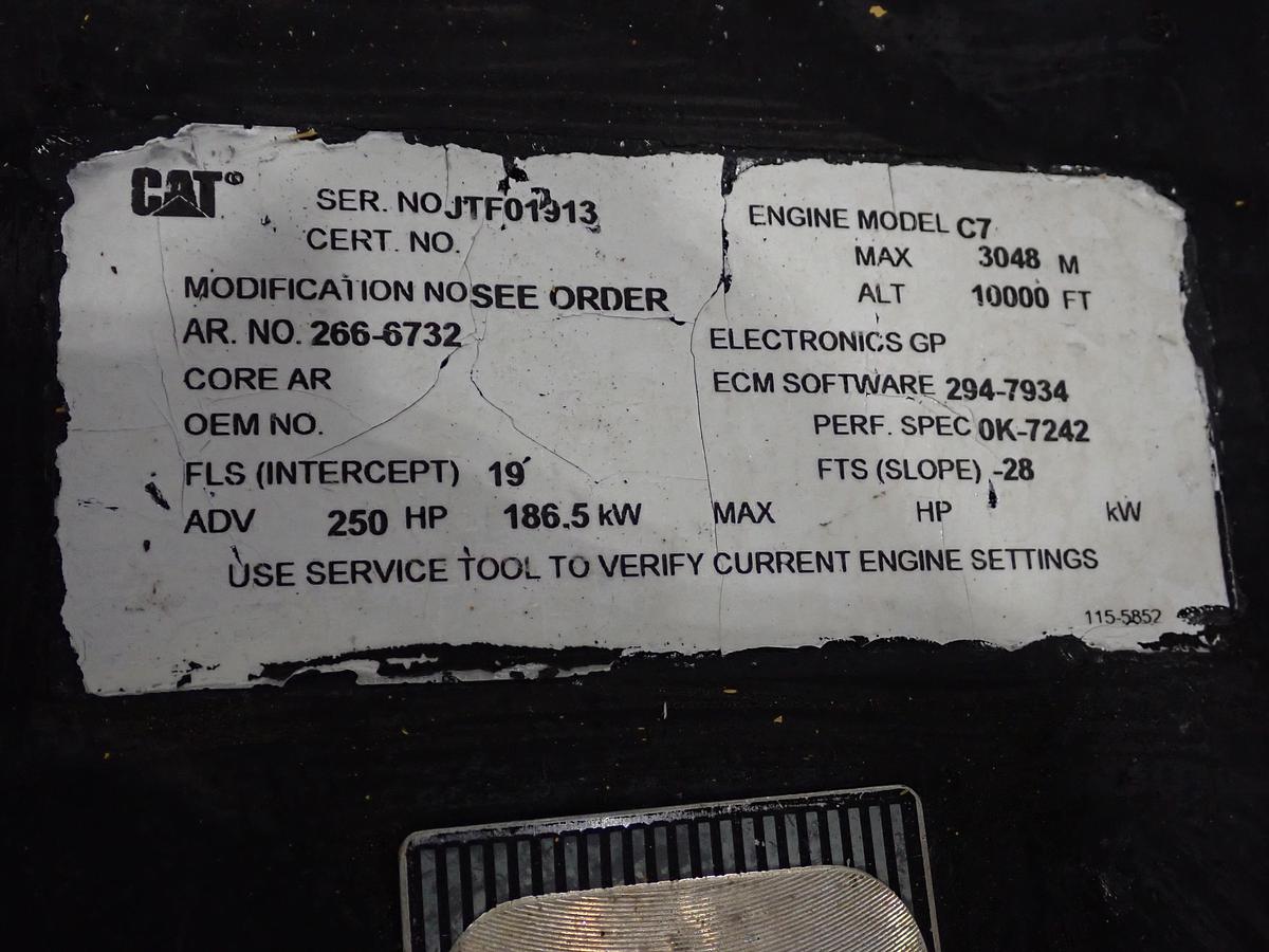 Used 2007 CAT C7 Industrial Diesel Engine AR # 266-6732