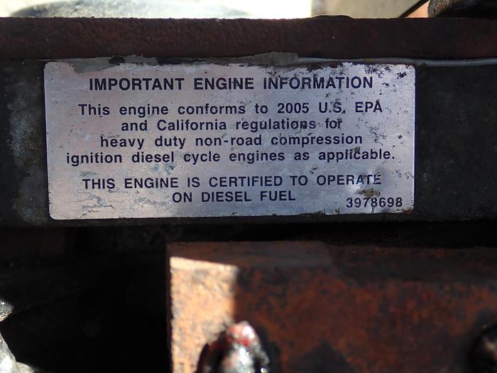 Used 2005 Cummins 6CTA 8.3 Diesel Engine CPL 8185