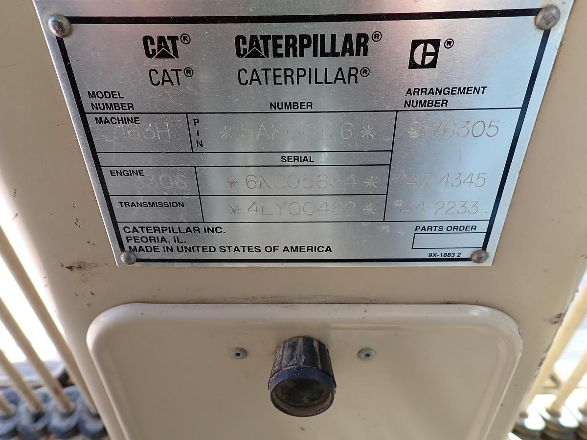 Used 1998 CAT 163H Motor Grader